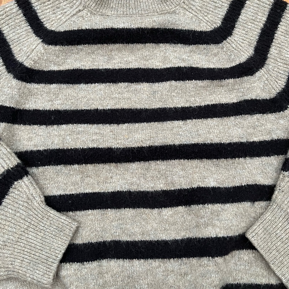 Mango Striped Long Sleeve Sweater - Picture 4 of 9